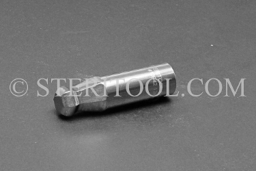 #10942 - 13mm Ball Hex x 3/8 DR Stainless Steel Bit. 3/8 dr, 3/8dr, 3/8-dr, ball hex, bit, staInless steel