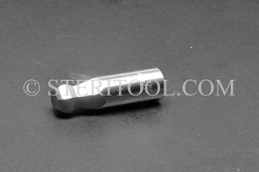 #10944 - 15mm Ball Hex x 3/8 DR Stainless Steel Bit. 3/8 dr, 3/8dr, 3/8-dr, ball hex, bit, staInless steel