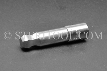 #10959 - 19mm Ball Hex x 1/2 DR Stainless Steel Bit. 1/2 dr, 1/2dr, 1/2-dr, ball hex, bit, staInless steel