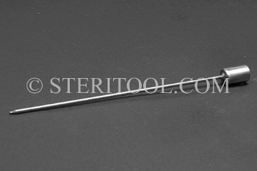 #10974SP6 - 1.6mm Ball Hex x 1/4 DR Stainless Steel Bit, 6"(150mm) Shaft. 1/4dr, 1/4 dr, 1/4-dr, ball hex, stainless steel, bit, allen