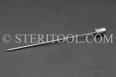 #10975SP4 - 2.0mm Ball Hex x 1/4 DR Stainless Steel Bit, 4"(150mm) Shaft. 1/4dr, 1/4 dr, 1/4-dr, ball hex, stainless steel, bit, allen