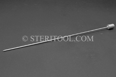 #10986SP12 - 1/16" Ball Hex x 1/4 DR Stainless Steel Bit, 12" OAL.  1/4 dr, 1/4dr, 1/4-dr, ball hex, bit, staInless steel