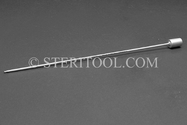 #10987SP10 - 5/64" Ball Hex x 1/4 DR Stainless Steel Bit, 10" OAL. 1/4 dr, 1/4dr, 1/4-dr, ball hex, bit, staInless steel