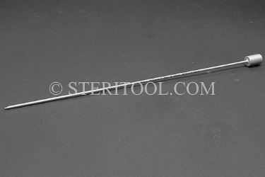 #10987SP12 - 5/64" Ball Hex x 1/4 DR Stainless Steel Bit, 12" OAL.  1/4 dr, 1/4dr, 1/4-dr, ball hex, bit, staInless steel