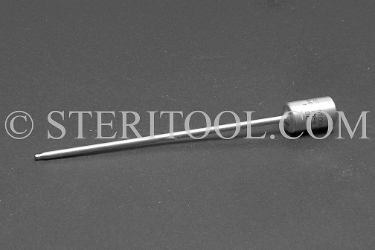 #10987SP4_718 - 5/64" Ball Hex x 1/4 DR Stainless Steel Bit, 4"Shaft. Inconel 718.  1/4 dr, 1/4dr, 1/4-dr, ball hex, bit, staInless steel