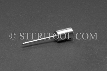 #10988 - 3/32" Ball Hex x 1/4 DR Stainless Steel Bit, 2-1/4" OAL. 1/4 dr, 1/4dr, 1/4-dr, ball hex, bit, staInless steel