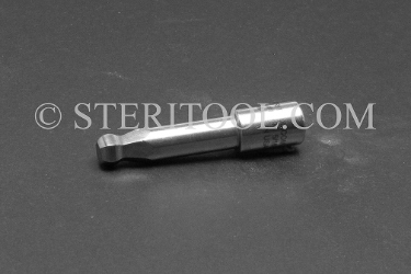 #10996 - 5/16" Ball Hex x 1/4 DR Stainless Steel Bit, 2-1/4" OAL. 1/4 dr, 1/4dr, 1/4-dr, ball hex, bit, staInless steel