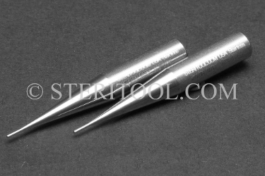 #11028 - Bent .030" (0.762) Stainless Steel Tips for #10030 or #10031, pair. ring, circlip, internal, external, pliers, tips, stainless steel