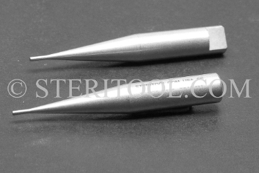 #11030 - Straight .038" Stainless Steel Tips for #10030 or #10031, pair. ring, circlip, internal, external, pliers, tips, stainless steel
