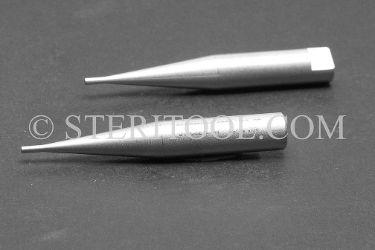 #11032 - Straight .047" Stainless Steel Tips for #10030 or #10031, pair. ring, circlip, internal, external, pliers, tips, stainless steel