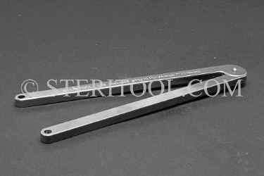 #11110 - 7"(175mm) Pin Style Stainless Steel Spanner Wrench. pin, wrench, c spanner, stainless steel, collar, bushing