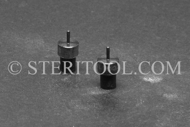 #11120 - 1.0mm Stainless Steel Tips for #11110, pair. pin, wrench, c spanner, stainless steel, collar, bushing