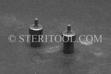 #11121 - 1.5mm Stainless Steel Tips for #11110, pair. pin, wrench, c spanner, stainless steel, collar, bushing