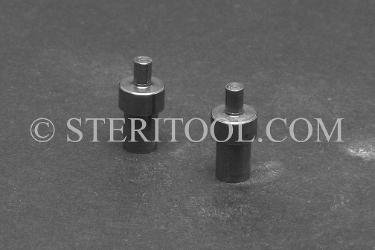 #11123 - 2.5mm Stainless Steel Tips for #11110, pair. pin, wrench, c spanner, stainless steel, collar, bushing
