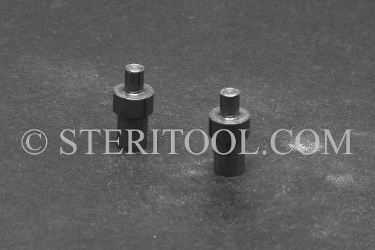 #11124 - 3.0mm Stainless Steel Tips for #11110, pair. pin, wrench, c spanner, stainless steel, collar, bushing