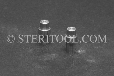 #11128 - 5.0mm Stainless Steel Tips for #11110, pair. pin, wrench, c spanner, stainless steel, collar, bushing
