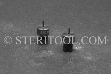 #11138 - .028" Stainless Steel Tips for #11110, pair. pin, wrench, c spanner, stainless steel, collar, bushing