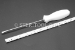 #11202 - 3/16"(4.7mm) Stainless Steel Screwdriver. Nylon Handle. 9"(225mm) OAL.Shaft 6"(150mm). - 11202