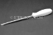 #11203 - 1/4"(6mm) Stainless Steel Screwdriver. Nylon Handle. 10"(250mm) OAL.Shaft 6"(150mm). - 11203