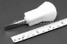 #11217 - 1/4"(6mm) Stainless Steel Stubby Screwdriver with Nylon Handle. 3.75"(94mm) OAL. - 11217