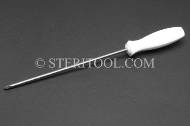 #11231 - #1 Square Stainless Steel Screwdriver with Nylon Handle. screwdriver, square, robertson, stainless steel