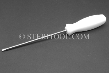 #11232 - #2 Square Stainless Steel Screwdriver with Nylon Handle. screwdriver, square, robertson, stainless steel