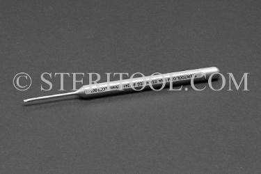 #11241 - 1.5mm Stainless Steel Precision Screwdriver. screwdriver, parallel, flat head, slotted, stainless steel