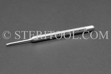 #11242 - 2.0mm Stainless Steel Precision Screwdriver. screwdriver, parallel, flat head, slotted, stainless steel