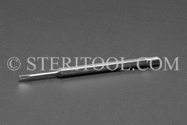 #11244 - 3.0mm Stainless Steel Precision Screwdriver. screwdriver, parallel, flat head, slotted, stainless steel