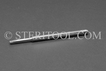 #11246 - 4.0mm Stainless Steel Precision Screwdriver. screwdriver, parallel, flat head, slotted, stainless steel