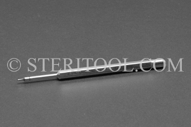 #11250 - 1.0mm Hex x 100(4") OAL Stainless Steel Precision Driver. hex, precision, stainless steel, screwdriver