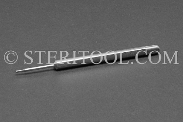#11251 - 1.2mm Hex x 100(4") OAL Stainless Steel Precision Driver. hex, precision, stainless steel, screwdriver