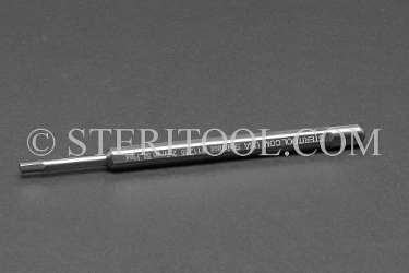 #11255 - 2.5mm Hex x 100(4") OAL Stainless Steel Precision Driver. hex, precision, stainless steel, screwdriver
