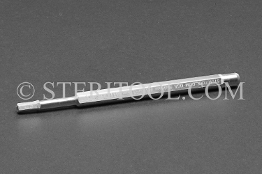 #11257 - 3.5mm Hex x 100(4") OAL Stainless Steel Precision Driver. hex, precision, stainless steel, screwdriver