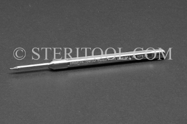 #11260 - 1.0mm Ball Hex x 100(4") OAL Stainless Steel Precision Driver. ball hex, precision, stainless steel, screwdriver