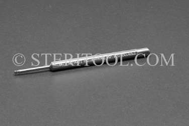 #11264 - 2.0mm Ball Hex x 100(4") OAL Stainless Steel Precision Driver. ball hex, precision, stainless steel, screwdriver