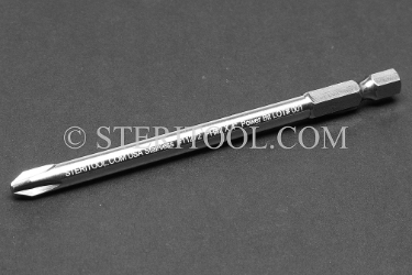 #11272 - Phillips #2 x 4"(100mm) OAL Stainless Steel Power Bit. screwdriver, phillips, philips, stainless steel