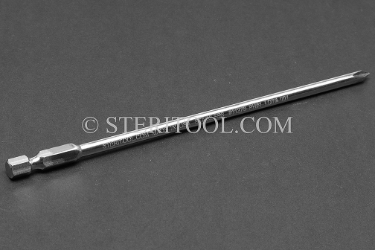 #11276 - Phillips #1 x 6"(150mm) OAL Stainless Steel Power Bit. screwdriver, phillips, philips, stainless steel
