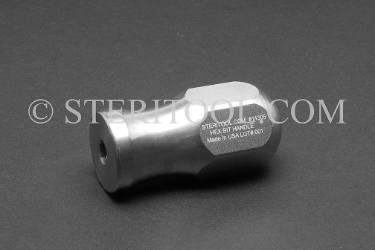 #11305 - Stainless Steel Stubby Bit Driver Handle bit driver, bit handle, stainless steel