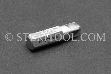 #11307_108 - TS8 Bit x 1"(25mm) OAL 108 BIODUR Stainless Steel Bit.  hex bit, bit holder, stainless steel