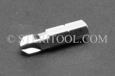 #11307_316 - TS8 Bit x 1"(25mm) OAL 316L Stainless Steel Bit.   hex bit, bit holder, stainless steel