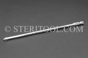 #11326_SP7 - Phillips #1 x 7"(175mm) OAL Stainless Steel Power Bit. philips, phillips, screwdriver, stainless