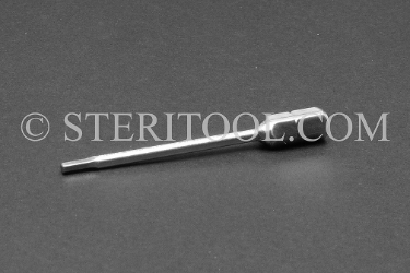 #11355_SP2.25 - 2.0mm Hex x 2.25"(56mm) OAL Stainless Steel Bit. hex, bit, driver, screwdriver, stainless steel, allen