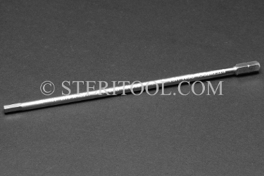 #11458_SP6 - 5/32" Hex x 6"(150mm) OAL Stainless Steel Bit hex, bit, driver, screwdriver, stainless steel, allen
