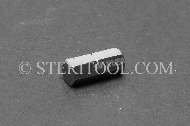 #11461_SP.625 - 1/4" Hex x .625"(15mm) OAL Stainless Steel Bit. hex, bit, driver, screwdriver, stainless steel, allen