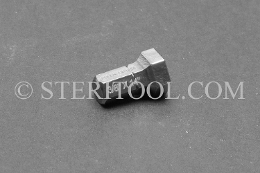 #11463_SP.625 - 3/8" Hex x .625"(15mm) OAL Stainless Steel Bit. hex, bit, driver, screwdriver, stainless steel, allen