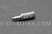 #11476 - 1/8" Ball Hex x 1"(25mm) OAL Stainless Steel Bit for Bit Holders. - 11476