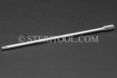 #11478_SP6 - 5/32" BALL Hex x 6"(150mm) OAL Stainless Steel Bit. hex, bit, driver, screwdriver, stainless steel, allen