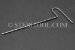 #11628 - 1.3mm Stainless Steel Ball Hex 'T', 115mm shaft length. Single End. - 11628