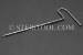 #11629 - 1.5mm Stainless Steel Ball Hex 'T', 115mm shaft length. Single End - 11629